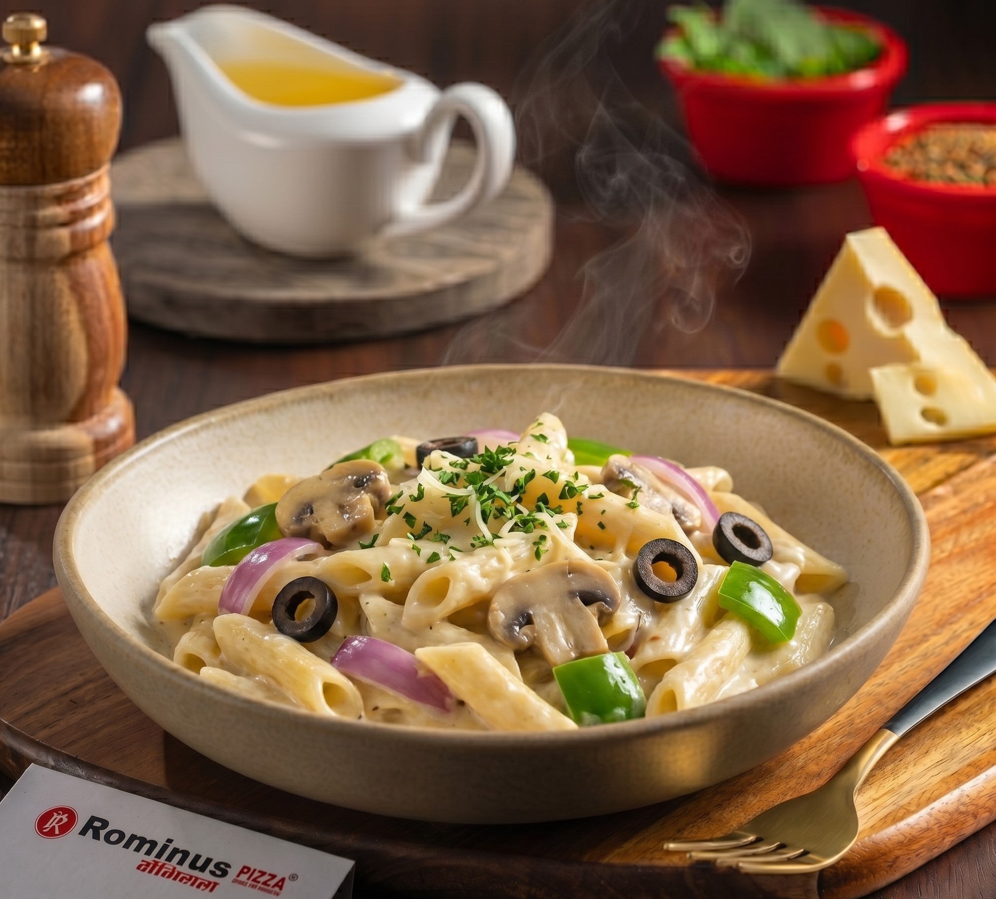 White Sauce Veg Pasta(Penne)